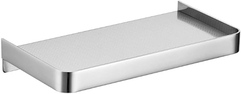 Stainless Steel Bathroom Phone Towel Holder Soap Wall Mounted Dish Rack Multi-Functional Storage Shelf