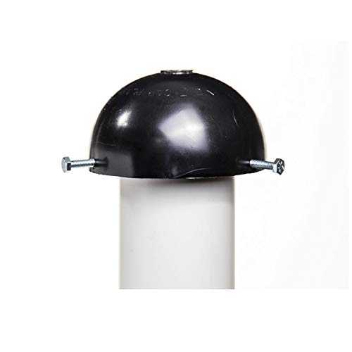 Plastic Oddities MV34 Roof Vent Cap Helps Keep Out Leaves, Debris, Flying Insects, Animals Used on Roof Vents & Portable Toilet Vents Fits 3" or 4" Pipe Bolts onto Pipe