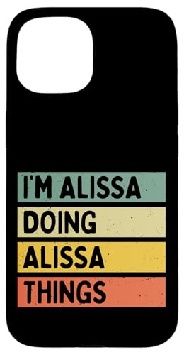 I'm Alissa Doing Alissa Things �ʔ������� �X�}�z�P�[�X iPhone 15 �p