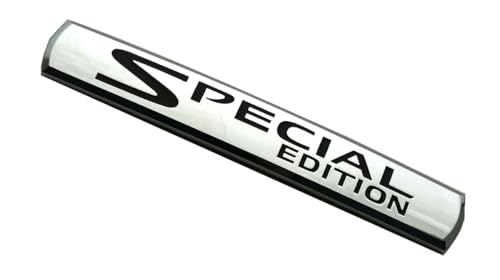 Image of 2Pcs Special Edition Car Emblems 3D Badge Truck Sticker Decal Fit for Universal Car Truck SUV (Chrome Black)