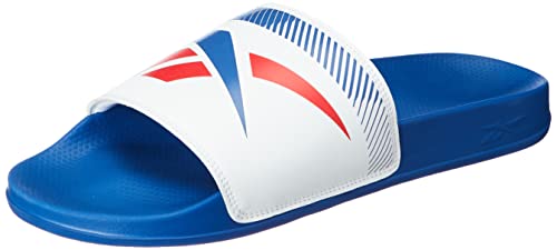 Reebok Unisex-Adult Berlin Blue/White/Vector Red Slide Sandal-7 UK (GB2131) (B09NWGRJDZ) Amazon Price History, Amazon Price Tracker