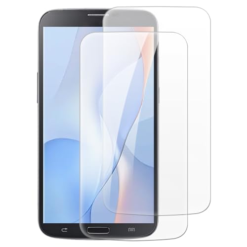 Shantime [2 Pack Tempered Glass Screen Protector Compatible with Samsung Galaxy Mega 6.3 I9200 (6.3 Inch), HD Clear Anti-Scratch Bubble-Free Case Friendly