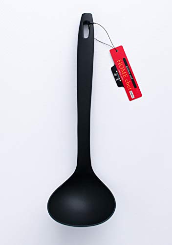 Light and Durable Nylon Ladle, Dishwasher Safe, Made in Japan (Black) - Thumbnail 4