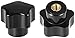 XYWHPGV Nut Thread Holding Knob M6 Black Plastic 5 Star Shape Knob Handle for Machine Tool 3pcs (A0790 c1228 f1e79 3bad1 002ba 00ba7