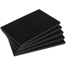 PartyKindom Jewelry Box Pad - 5 Pack Sponge Insert for Rings Earrings and Brooches Jewelry Box Storage and Display Organizer