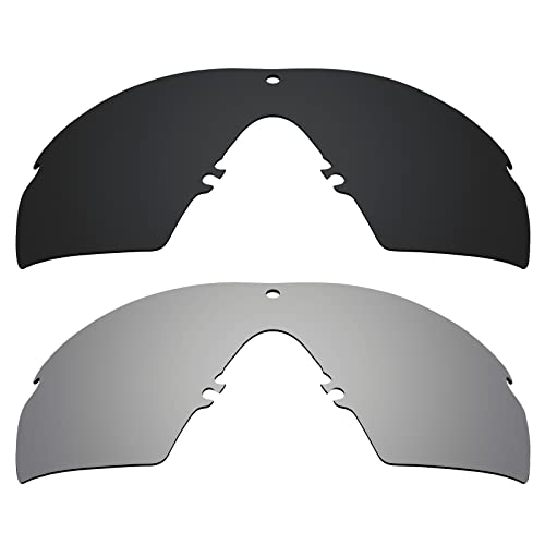 Image of Alphax Polarized Replacement Lenses for Oakley Si M Frame 3.0 OO9146 Sunglasses - Glare Reduction | Precision Cutting
