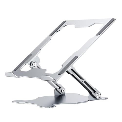 Soporte ajustable de aleación para laptop color plata