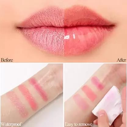 Color Changing Waterproof Long Lasting Flower Lip Gloss - Image 4