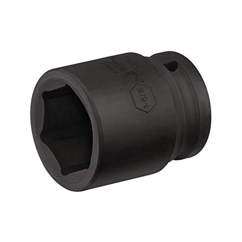 Image of Jetech 3 /4 Inch Drive 1-5 /16 Inch Standard Impact Socket, Made with Chrome Molybdenum Alloy Steel, Heat Treated, 6-Point Design, SAE