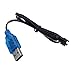 ZCZQC 2pcs 3.7V USB Charger Cable with SM-2P Plug Connector Electric Toy USB Charging Cable RC Helicopter Quadcopter Toys Car Model Truck Spare Parts