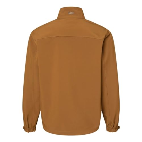 DRI DUCK Motion Men's Softshell, All-Season Jacket, 5350, Large, Saddle2