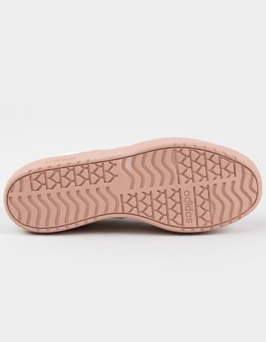 adidas VL Court Bold Womens Platform Shoes, Ivory, 5.52