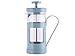 La Cafetierè 5176568 Monaco Cafetière Italienne pour 3 Tasses Acier Inoxydable/Verre Retro-Bleu 30 x 20 x 15 cm