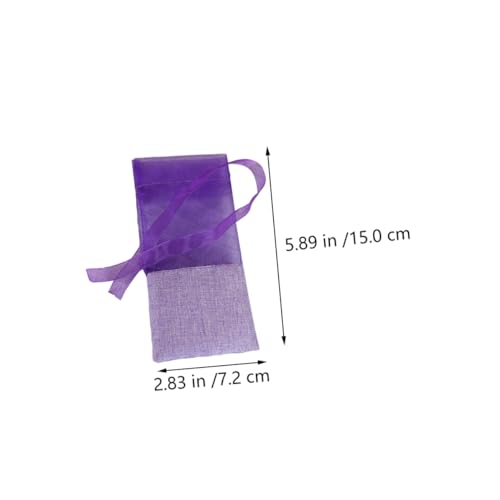24 bolsas sachet de lavanda en organza para auto y hogar miniatura 6