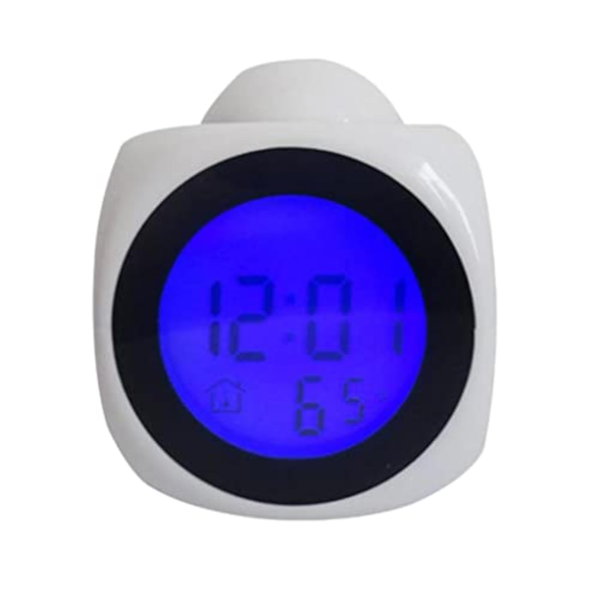 Thermometer Snooze Projection Clock, White
