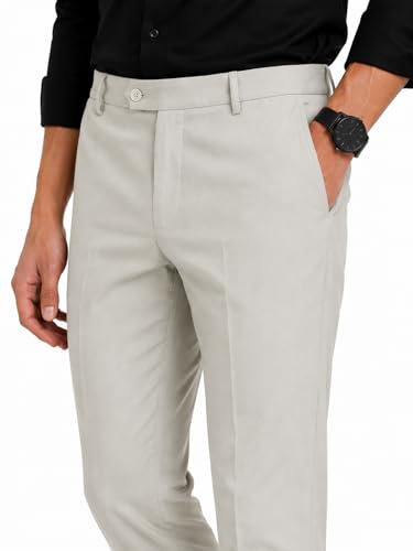 Image of SUNPOINT Formal Pants for Men Office Wear - Premium Regular Fit Formal Trouser for Men, Boys, Gents Bottom Formal wear for Office Meeting, Party, Gathering, Wedding
