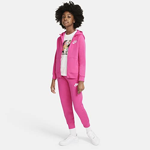 Image of Nike Girls NSW Pe Pant (Medium, Sunset Pulse /White)