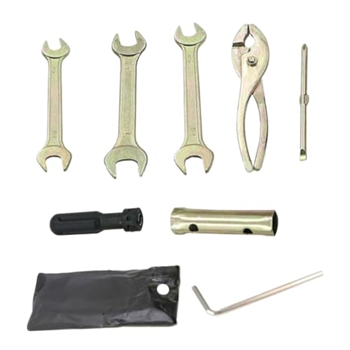 Kit di riparazione per scooter – Set di attrezzi per la manutenzione di moto, pinza a regolabile, organizer portatile, robusta collezione di strumenti di riparazione | Offroad ATV