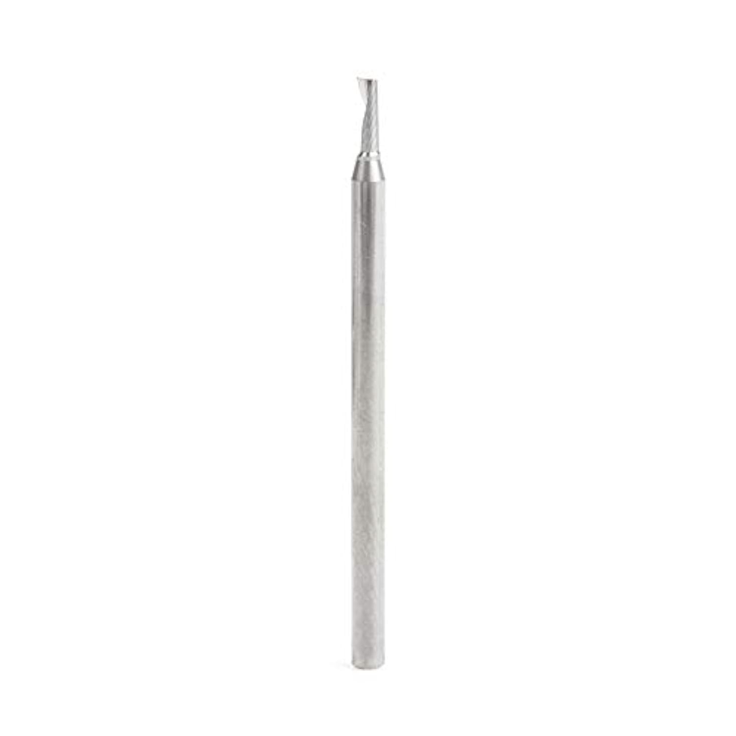 Amana Tool - 57318 Metric Solid Carbide CNC Spiral 'O' Single Flute, Plastic Cutting 4 Dia