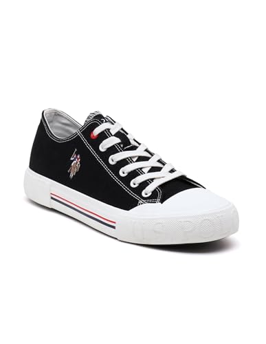 Image of U.S. Polo Assn. Men's Shoe |Drew 2.0|Black Stylish Casual Sneaker