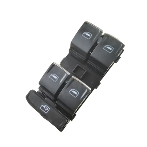 Interrupteur de fenêtre de voiture haut de gamme lève-vitre chrome pour VW 2014-2018