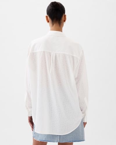 GAP Women's Count Loose Fit Shirt (442584474_offwhite_Off White - Image 2 thumbnail