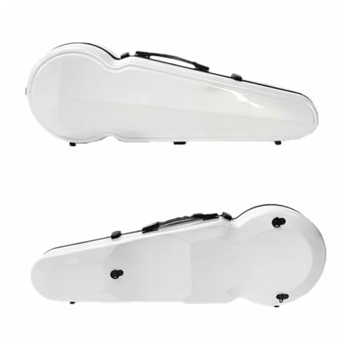 カーボンファイバー製ビオラケース、15〜16.5インチ対応ユニバーサルビオラケース、温度計内蔵、ダブルショルダーストラップ、厚手の裏地、軽量で丈夫なハードシェル、防水性、頑丈なハンドル,D