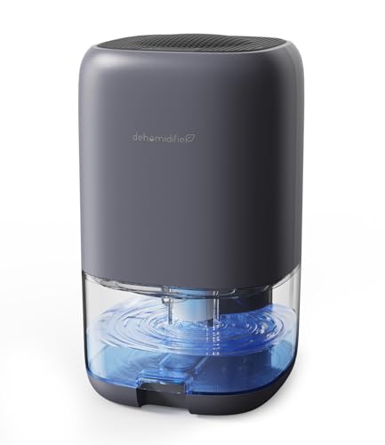 Top 10 Picks for the Best Small Bathroom Dehumidifier 6 TABYIK Small Dehumidifier for Bedroom, Bathroom, Portable Dehumidifiers for Home, Room, RV, Closet, Quiet Compact Moisture Remover for Small Spaces, with Auto Shut Off, 35 OZ, Grey