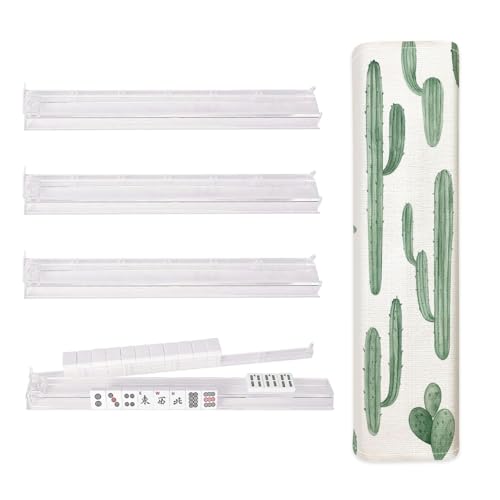Mahjong Racks with Pushers Set de 4 con Bolsa