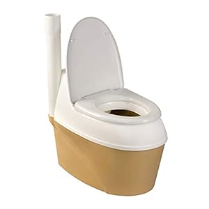 AGANDE Komposttoilette WC-B 500 Torf Bio Toilette * Gartentoilette * Trockentoilette * Campingtoilette * Bio WC *