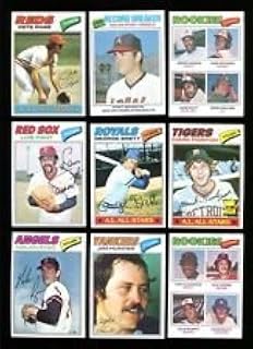 1977 Topps Baseball Complete 660 Card Set Contains Andre Dawson, Dale Murphy Rookies, Hall of Famers Such As Nolan Ryan, M...
