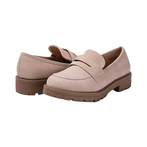 Kids Loafers Slip On Round Toe Uniform Dress Church School Casual Girls Shoes Krystal-24