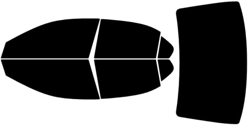 TRUE LINE Automotive Precut Window Tint Nano Ceramic Automotive Sun Protection Glass Tinting Film Visor Kit Compatible with Acura TSX 4 Door Sedan 2009 2010 2011 2012 2013 2014 Complete Kit