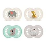 MAM Original Jungle Silicone 6-16, 4 pezzi, tinta unita