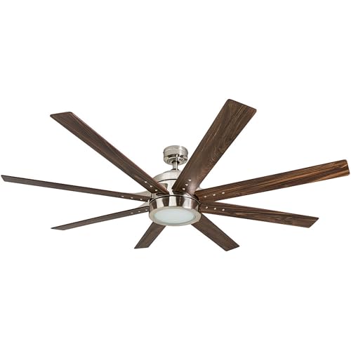 Honeywell Ceiling Fans Xerxes Modern 62 Inch Ceiling Fan with Light, Remote...