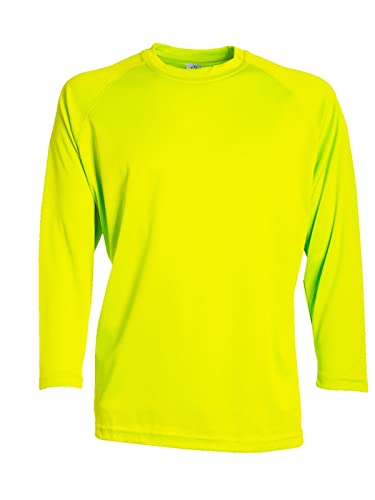 CHEMAGLIETTE! T Shirt Uomo Palestra - Maglietta Manica Lunga Padel, Maglia Calcio Tennis Running Tecnica Sportiva Traspirante, Magliette Allenamento Run T