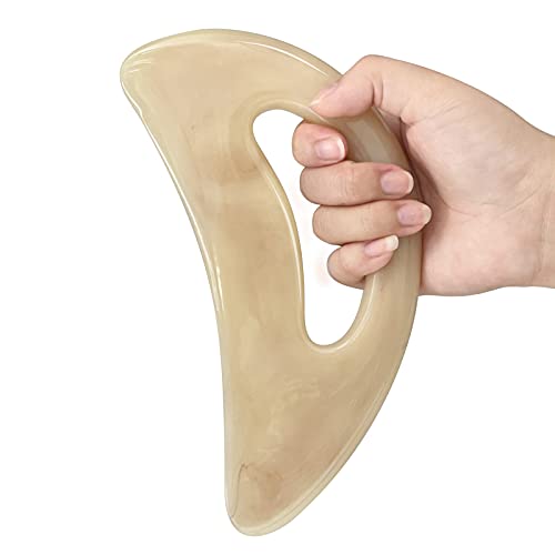 AICNLY Large gua sha Massage Tool, Lymphatic Drainage Massager,Muscle Scraping Massage Tools,Body Sculpting Anti Cellulite Tools for Man and Women (Bone) AICNLY Large gua sha Massage Tool, Lymphatic Drainage Massager,Muscle Scraping Massage Tools,Body Sculpting Anti Cellulite Tools for Man and Women (Bone)