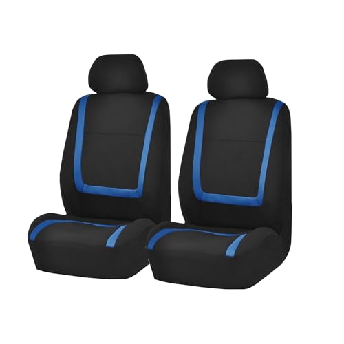 Housses siège voiture pour GMC Terrain pour stopper l'usure des sièges avant - Set Bleu