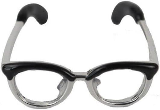 JowxsxCute Women Girl Adjustable Glasses Open Ring, Funny Novelty Jewelry Minority Valentine's Day Gift Finger Buckle Magnetic Reading Glasses Adjustable Temples