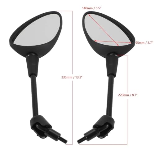 Espejo retrovisor izquierdo Vespa Sprint acabado premium original recambio scooter 2014-2022 4