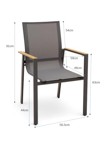 Teakholz mit Haltung