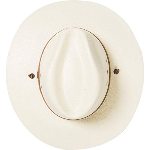 Stetson & Dobbs Oslams-3830 Men's Los Alamos Toyo Straw Hat, Natural - L #TOP3