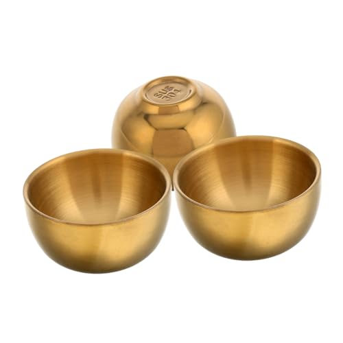 iplusmile 3piezas Copa De Vino De Acero Inoxidable Aislante Irrompible Para Fiestas Casa Bebidas Frías y Calientes