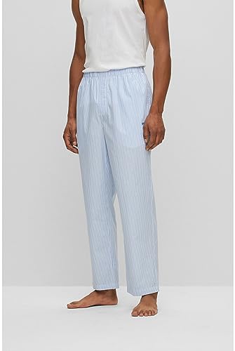 Boss Para Hombre. 50472849 PantalóN Stripe Azul (L), Homewear, AlgodóN - 3