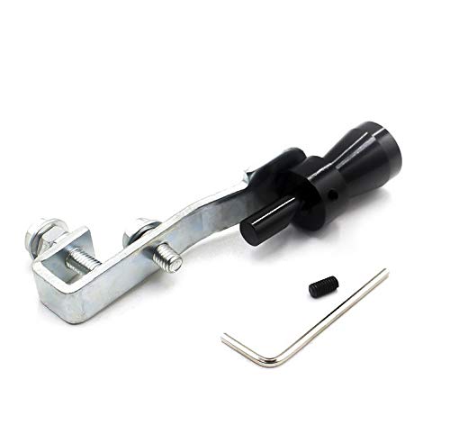 Alician Vehicle Refit Device Turbo Sound Muffler Turbo Whistle Exhaust Pipe Sounder Motorcycle Sound Imitator Caliber: 1.9cm black Auto Accessories