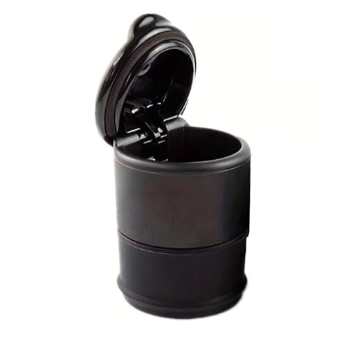 JWJVG Pattumiera per Auto per Volkswagen VW Beetle Phaeton Magotan Touareg Passat Polo, con Coperchio Sigaretta Posacenere Portatile Cestino per Spazzatura Bidone Accessori