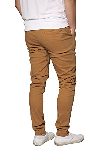 URBANJ Men's Twill Skinny Fit Jogger Pants2