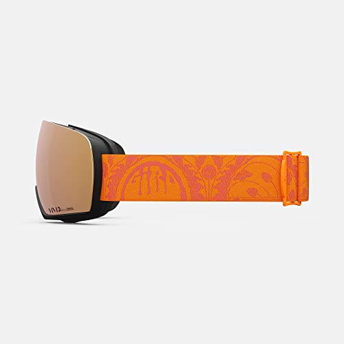 Lunettes de snowboard Giro Lusi dotées de verres infrarouges vifs or rose anti-buée - 2
