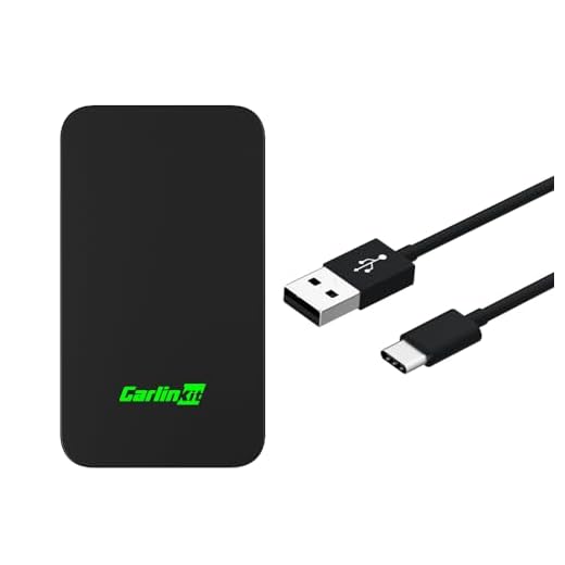 CarlinKit 5.0 Wireless CarPlay/Android Auto Adapter USB for Factory Wired Cars (Model Year: 2015 to 2026), Convert Wired Apple CarPlay & Android Auto to Wireless Dongle, Fit in-Dash Navigation