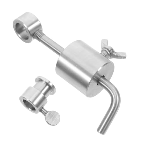 TIDTALEO Enhance Your BBQ Experience Electric Grill Rotisserie Balance Rotisserie Rod Stopper Stainless Steel Portable Spit Counter Balances